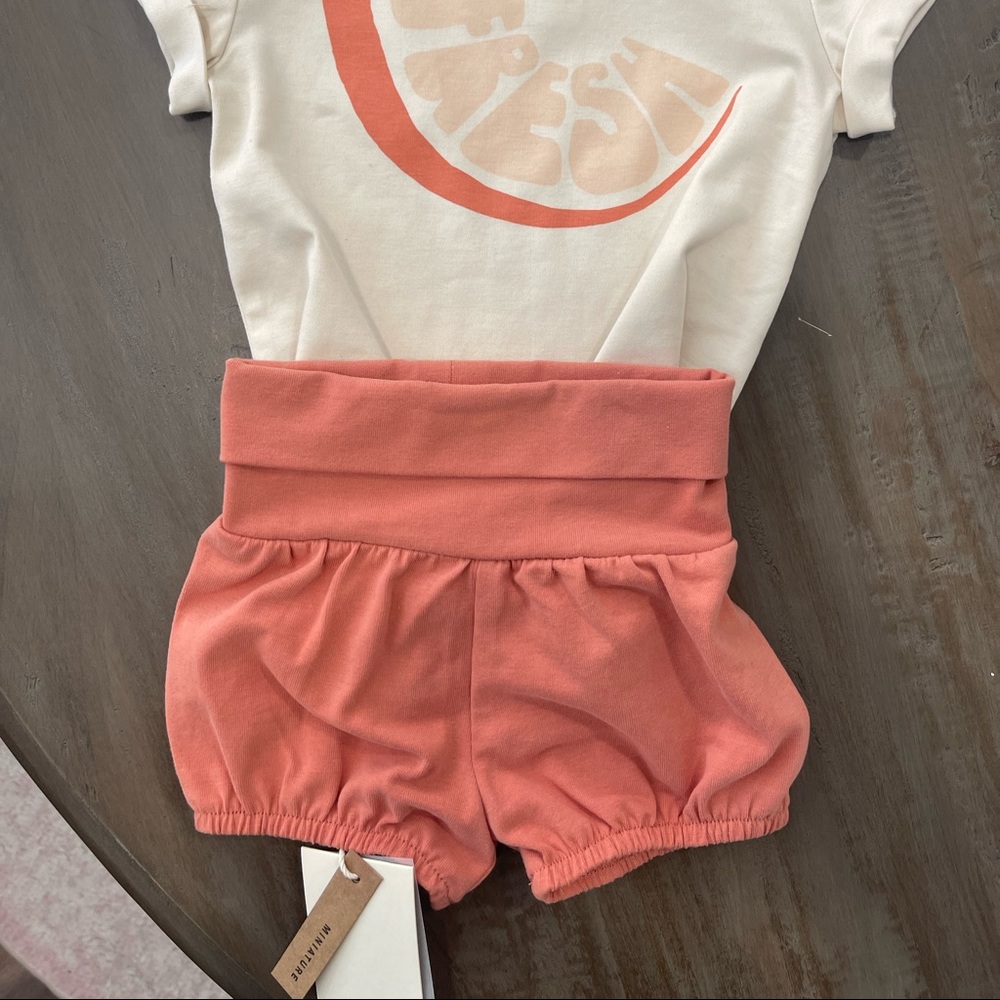 Gray Label Baby Relaxed Bloomers in Faded Red